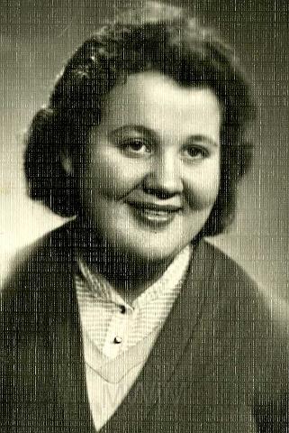 KKE 3688.jpg - Helena Martusewiczówna siostra cioteczna Jadwigi Kulikowskiej, 1946 r.